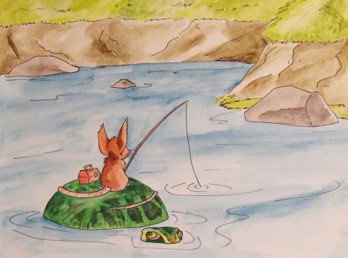 watercolor-GoneFishing